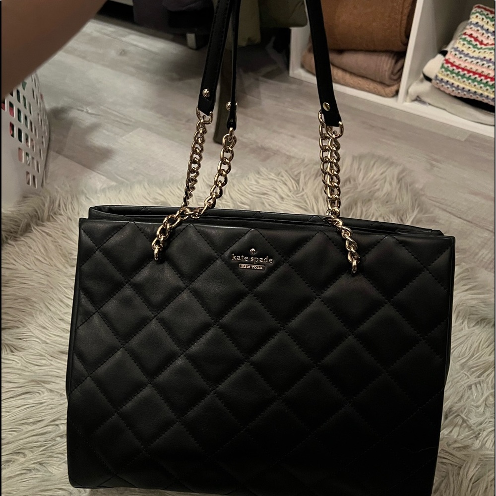 Kate spade quilted leather bag